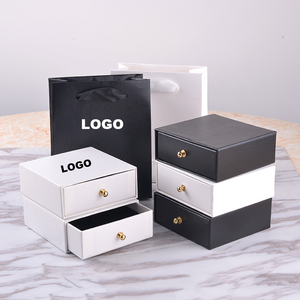 Luxury Cardboard Paper <b>Gift</b> <b>Box</b> for Handbag Custom Logo Printed Jewelry Packaging-Bracelet Ring <b>Earring</b> Necklace Drawer <b>Box</b> - Product Image 1