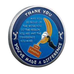 Pièce commémorative 3D plaquée or et argent, avec relief émaillé bicolore, pour l'entraînement des compétences et le divertissement, cadeau de <span class=keywords><strong>motivation</strong></span> pour le lieu de travail - Product Image 6