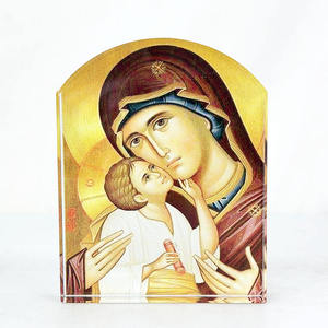 Prensapapeles de Cristal con Arco de la Virgen María, Grabado Personalizado, Pulido, Decorativo, Recuerdo, Impresión UV - Product Image 5