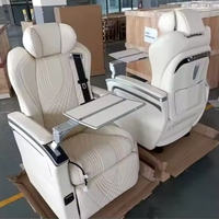 Siège de van de luxe 2023 avec table pliable chaises de capitaine inclinables siège de pilote pivotant à écran tactile