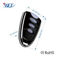 YET022 315/433mhz 3 boutons RF Rolling Code télécommande sans fil porte de Garage