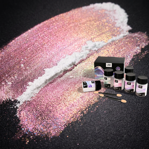 LEQU Happy And Fun Interference Powder, ensemble de 6 couleurs pour la résine, la peinture sur ongles et les fournitures d'artisanat - Product Image 5
