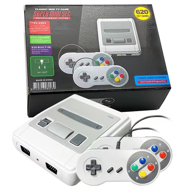 SFC-02 Wired TV Game Console-High-Definition Classic Family Dual-player Retro Arcade Machine Memory 620 Games