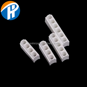 Bande chauffante à haute <span class=keywords><strong>résistance</strong></span> à l'abrasion, isolateur en céramique, longues bandes rectangulaires en céramique de stéatite - Product Image 4