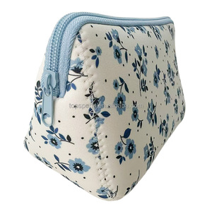 Neceser de neopreno con cremallera y sublimación de impresión completa, neceser de neopreno para mujer, neceser de viaje, neceser de neopreno para maquillaje - Product Image 2
