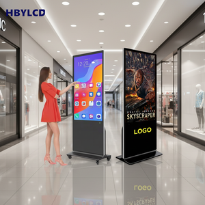 Pantalla Táctil Android Windows de 55/65 Pulgadas, Tótem Publicitario, Pantalla LCD 4K HD Ultrafina, Señalización Digital de Pie <span class=keywords><strong>para</strong></span> Interiores - Product Image 1