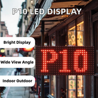 Module d'affichage LED P10 320x160mm SMD, panneau d'écran monochrome, production personnalisée pour intérieur et extérieur