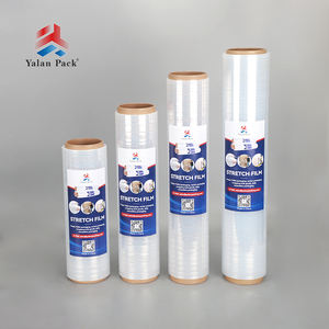 Film étirable premium Yalanpack, transparent, souple, résistant à l'humidité, film d'emballage industriel LLDPE, film étirable multi-usages - Product Image 1