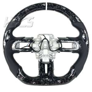 Accesorios Interiores de Coche: Volante de Fibra de Carbono para Ford Mustang GT <span class=keywords><strong>GT350</strong></span> GT500 <span class=keywords><strong>Shelby</strong></span> 2015 a 2023 2.3T EcoBoost - Product Image 3