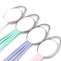 Cadeau promotionnel, câble de charge porte-clés 3-en-1 couleur macaron, portable, TPE, 2A, charge rapide, cordon USB pour Micro USB Type-C, tous les smartphones