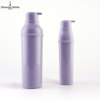 Bouteilles en plastique PP de teinture capillaire de luxe multi-usage pour shampooing bouteille de sérum de couleurs personnalisées produit de traitement capillaire à double chambre