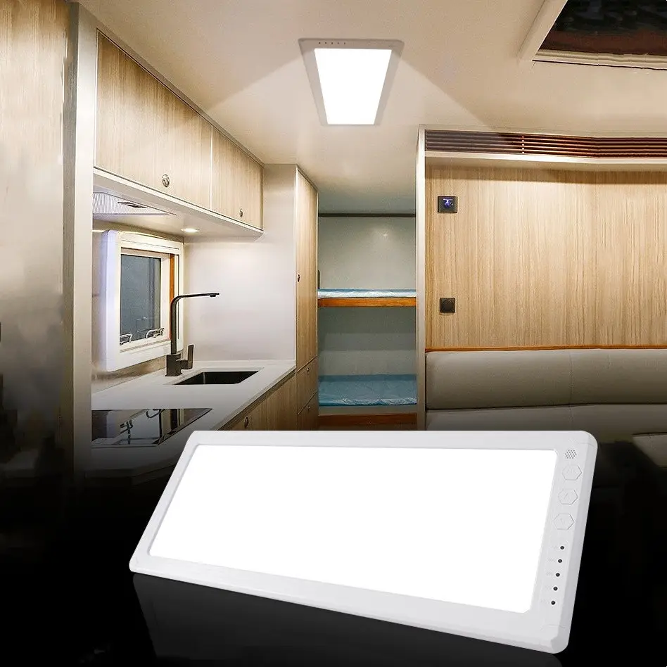 RV nội thất ánh sáng thuyền cảm ứng Dimmer cắm trại đèn LED Motorhome RV 12V Caravan đèn