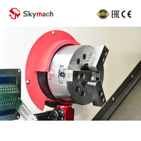 Torno CNC de Cama Inclinada BR200LDY con Eje Y y Torreta de Herramientas Motorizadas para Mecanizado Complejo de Componentes Aeroespaciales y Automotrices