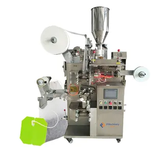 Small thread and tag double bag inner filer paper sachet tea packaging machine