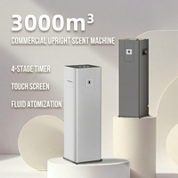 Diffuseur d'arômes professionnel sans eau 700 ml en métal, à deux liquides, avec minuterie tactile et faible bruit, pour hôtels, commerces et spas