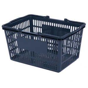 Cesta de plástico rosa <span class=keywords><strong>para</strong></span> compras, cesta de 25L <span class=keywords><strong>para</strong></span> supermercado - Product Image 3