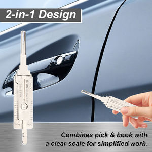 리시툴 2 in 1 리시 HU101 2in1 열쇠공 도구 열쇠공 용품 자물쇠 따기 도구 - Product Image 4