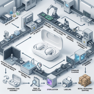 Appareil <span class=keywords><strong>Auditif</strong></span> Hybride Techmi & Bouchon d'Oreille Électronique 2-en-1, TWS OTC FDA avec App pour Perte Auditive et Protection - Product Image 5