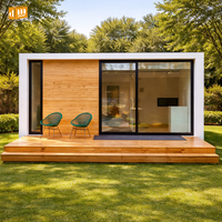 Bureau préfabriqué personnalisé en conteneur, boutique modulaire en conteneur, maison commerciale portable clé en main, maison Hobbit préfabriquée facile à installer