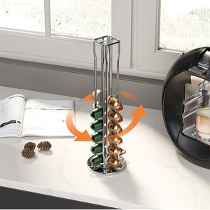 Support de dosette de café/organisateur de dosette <span class=keywords><strong>Nespresso</strong></span>/organisateur de station de café pour pendaison de crémaillère, registre de mariage, noël, cadeaux de voyage - Product Image 5