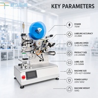 Máquina Etiquetadora Semiautomática Autoadhesiva para Tarjetas SD, Baterías, FPC, Componentes Electrónicos y Equipos Industriales