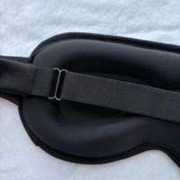 Masque oculaire 3D en gel solide réglable, chaud/froid, avec logo personnalisé, directement de l'usine, micro-ondable, lavable, pour soulager la douleur