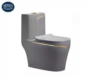 <span class=keywords><strong>Sanitarios</strong></span>, Lavabo Suspendido y Inodoro de Cerámica Color Gris Mate, Conjunto de Inodoro, Inodoro Elevado <span class=keywords><strong>para</strong></span> <span class=keywords><strong>Discapacitados</strong></span> - Product Image 5