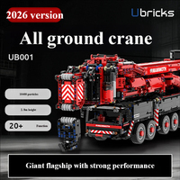 Ubricks UB001 10400PCS Serie Ingeniería 2026 Liebherr 11200 Grúa Móvil Modelo de Bloques de Construcción Juguete Técnico Regalo Festivo