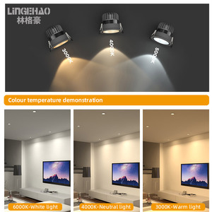 Đèn Tiết Kiệm Năng Lượng Thời Trang Đèn Chiếu Sáng Lõm Có Thể Điều Chỉnh Độ Sáng Sân Khấu Khách Sạn Gia Đình Đèn Chiếu Điểm <span class=keywords><strong>Led</strong></span> 12W - Product Image 4