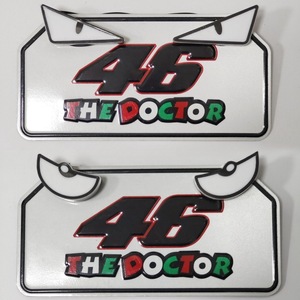 Lumière triangulaire pour plaque d'immatriculation de moto, 50 mm, plastique blanc, accessoire de modification universel pour l'arrière - Product Image 4