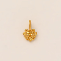 Pendentif éléphant doré poli, motif animal, collier minimaliste style coréen pour superposition quotidienne, ensemble d'accessoires de mode pour femme