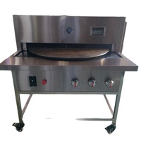 Four à infrarouge professionnel en acier inoxydable de 80 cm pour boulangerie, à gaz naturel, pour pain PITA, tortilla et naan