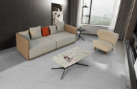 Fauteuils d'appoint de bureau modernes en cuir synthétique modulaires personnalisés, fauteuil relaxant, ensemble modulable pour salon commercial