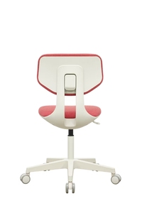 Chaise de bureau ergonomique à dossier bas, sans accoudoirs, pivotante, en tissu, design moderne, réglable en hauteur pour adultes, pour le bureau à domicile - Product Image 2
