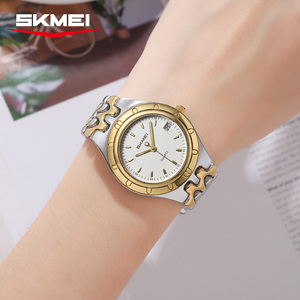 Nuevo Reloj de Pulsera Moderno Retro de Cuarzo para Hombre y Mujer, de Dos Tonos, para Negocios y Aire Libre, Resistente al Agua, Personalizado, de Acero Inoxidable, Venta al Por Mayor Transfronteriza - Product Image 5