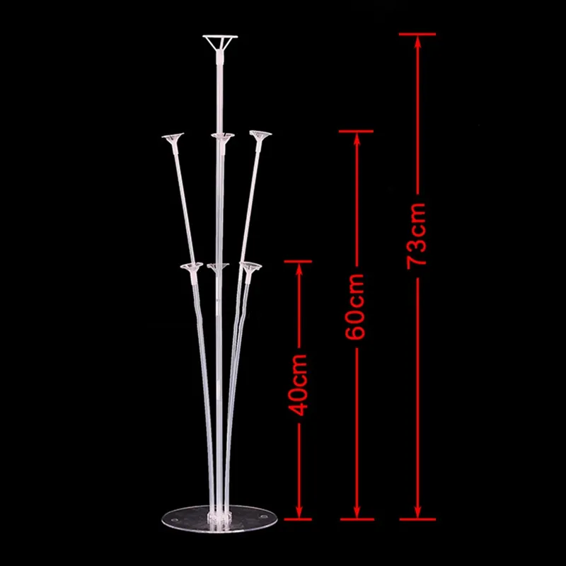 Groothandel Verjaardagsfeestje Decoratie Ballonnen Accessoires Clear Plastic Ballon Tafel Stand Drijvende Met Cups