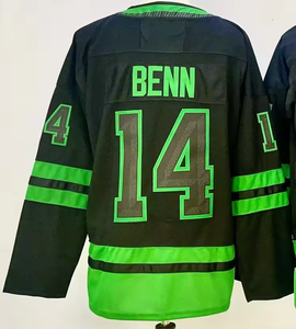 Nouveaux maillots de hockey sur glace cousus pour hommes Dallas, 14 <span class=keywords><strong>Jamie</strong></span> Benn, 21 Robertson, 91 Tyler Seguin, vente en gros - Product Image 4