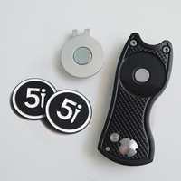 Prêt pour l'expédition Super Strong Blank Magnetic Balle de golf Marker Hat Clip Wholesale Visor Clip