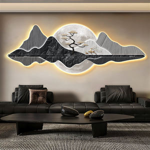 Decorazione Artistica <span class=keywords><strong>da</strong></span> <span class=keywords><strong>Parete</strong></span> per Soggiorno e <span class=keywords><strong>Camera</strong></span> <span class=keywords><strong>da</strong></span> <span class=keywords><strong>Letto</strong></span> Decorazione Casa Quadri Decorativi a LED Intagliati - Product Image 3