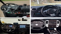 Nouveau panneau de commande 8 interrupteurs avec synchronisation via application, boîtier de relais à semi-conducteurs 16M RGB, IP65 universel pour la mise à niveau/rétrofit 4x4 des Land Rover Ute
