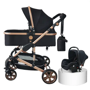 Cochecito 3 en 1 High View para Recién Nacidos, para Viajes al Aire Libre, con Bolsas de Maternidad - Product Image 3