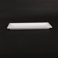 Assiettes rectangulaires en mélamine OEM ODM, vaisselle de qualité alimentaire, plat de service pour sushis, apéritifs, desserts, fromages, collations, pour mariage, hôtel