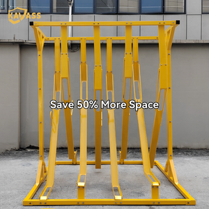 Soporte Vertical Semi-vertical para Bicicletas KAVASS, Tipo X de Alta Densidad, para Almacenamiento y Estacionamiento en Apartamentos Comerciales, Hogares y Garajes - Product Image 1