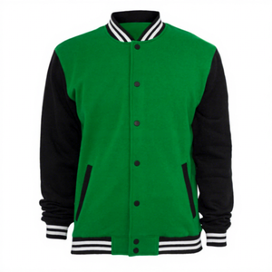 Blouson universitaire homme moutarde à col mandarin, fermeture boutonnée dissimulée, décontracté, pour l'hiver, respirant, style urbain 2027 - Product Image 3