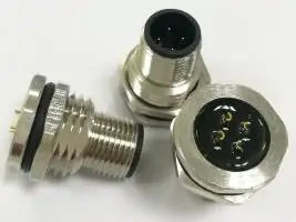 Connecteur de fil à dégagement rapide, 10 pièces, montage PCB M12, 3, 4, 5, 8, 12, 17 broches