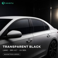 Película Transparente Negra para Ventanas, 3mil, Tinte para Vidrios de Auto, Privacidad, Rechazo de Calor, UV 99%, Película Automotriz Magnetrónica, Venta al Por Mayor
