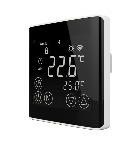 C17.GH5 Touch Screen Energy Saving Programmable Two-Pipe FCU Thermostat for Hospital Gym Basement & Park Use