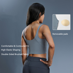 Roregal 2026 Beautiful Back Fitness Female High Strength Shockproof Women Yoga <strong>Bra</strong> Tank <strong>Top</strong> Sports <strong>Bra</strong> <strong>Built</strong> <strong>in</strong> Padded - Product Image 2