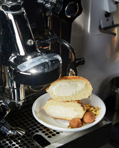 UFO Burger Commercial Factory Price Miles Brand Gelato Panini Press One Plate Hot Snack Machine Ice Cream Italian Brioche Bread - Product Image 3