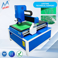 Máquina de fresado CNC láser CO2 Guangzhou DSMC 6090 con control FANUC, tipo pórtico, para grabado personalizado de plantillas de diamantes de imitación